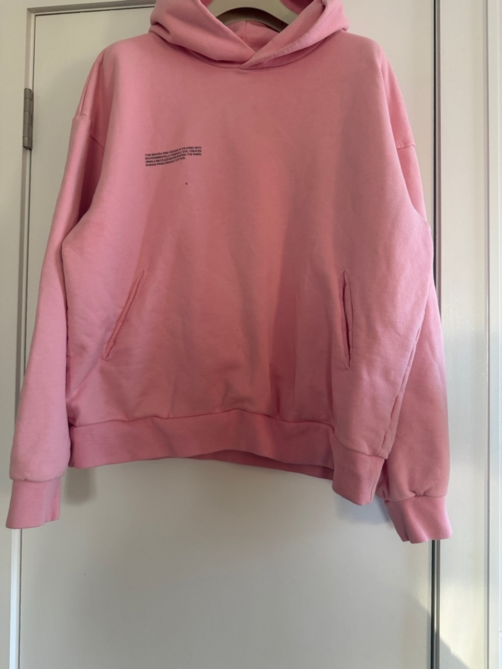 Pangaia Pink Hooded Sweatshirt